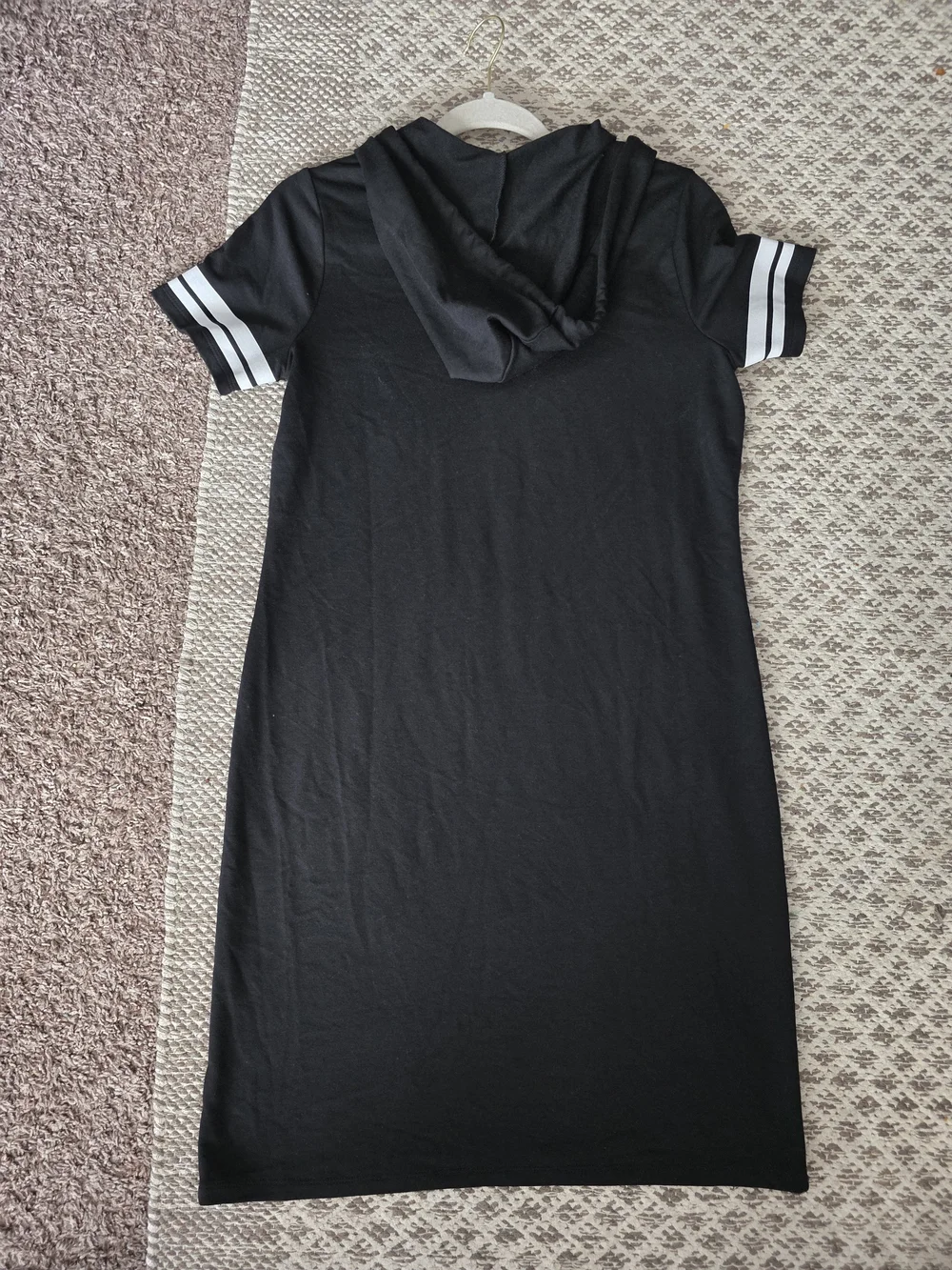 Michael Kors Black Sport Dress with Hood